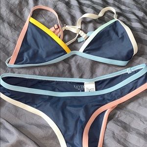 tavik color block bikini